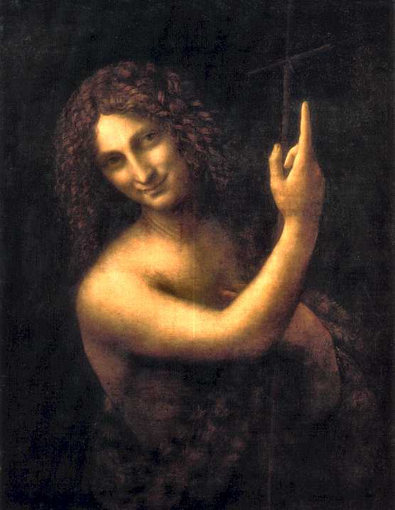St. John the Baptist by Leonardo da Vinci, c. 1515