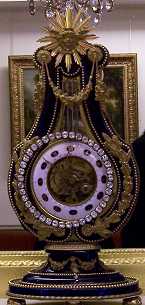 Sevres clock attributed to Pierre Gouthiere