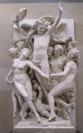 La dance by Jean-Baptiste Carpeaux (plaster)