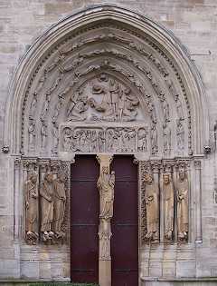 Saint Denis basilica back door